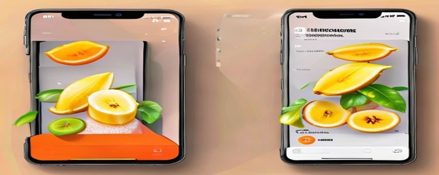 手机端香蕉视频下载操作界面对比图，左侧Android设备显示ADM下载进度，右侧iPhone显示Documents文件管理器视频列表，橙色高亮按钮清晰可见